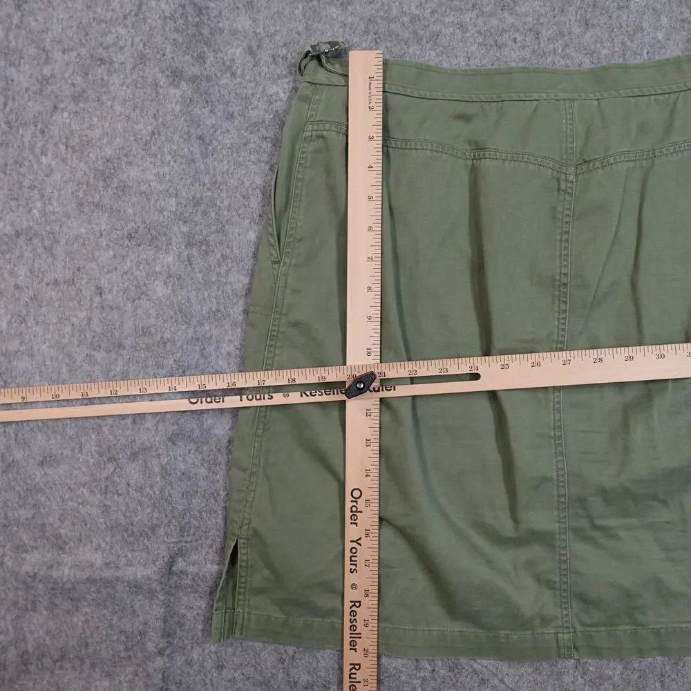 Ralph Lauren‎ Skirt Womens 16 Military Cargo Utility Army Green Mini Y2K 90s